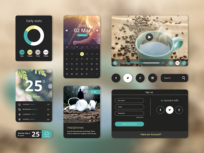 Creama Theme UI Starter Kit - created by Hila Yonatan