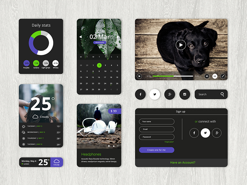 Natura Theme UI Starter Kit - created by Hila Yonatan